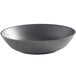 An American Metalcraft grey melamine bowl with a white background.