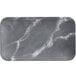 A rectangular grey marble American Metalcraft melamine platter.