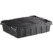 A black plastic Choice chafer storage box with attached lid.