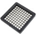 A black square Vollrath T-pack with silver grids.