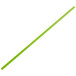 A green straw on a white background.