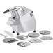 AvaMix CFP7D Continuous Feed Food Processor with circular discs and a handle.