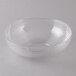 A clear Camwear bowl with a ribbed design.