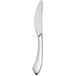 A Sant'Andrea Reflections stainless steel table knife with a long silver handle.