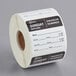 A white roll of paper with black text reading "Sunday" and "Day of the Week"
