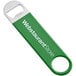 A green 7" bottle opener with the Webstaurant logo.