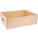 A Choice cardboard catering tray box with handles.