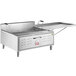 A large stainless steel Carnival King countertop fryer.