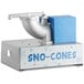 A Carnival King Tub-Style Sno-Cone Machine in blue and silver packaging.