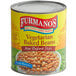 A Furmano's #10 can of New England Style Vegetarian Baked Beans with a yellow label.