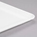 A white rectangular Cambro dietary tray.