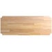 A wood plank cutting board.