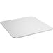 A white square polyethylene cutting board insert.