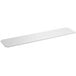 A white rectangular cutting board insert for Regency wire shelving.