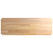 A wood plank that is a Regency Hardwood Cutting Board Insert.
