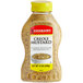 A bottle of Zatarain's creole mustard with a yellow cap and label.
