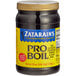 A black plastic container of Zatarain's Pro Boil with a yellow label.