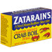 A white box of Zatarain's Dry Crab Boil Mix.