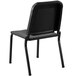 A black National Public Seating Melody music chair with metal legs.