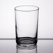 A clear Libbey straight sided glass.