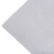 A dove gray Hoffmaster beverage napkin on a white background.