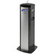 A black and silver Purell DS360 wipes dispenser with a waste receptacle.