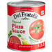 A Dei Fratelli #10 can of prepared pizza sauce.