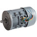 A grey Backyard Pro Butcher Series electric motor with wires.