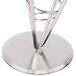 An American Metalcraft stainless steel 1-cone basket on a metal stand.