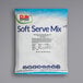 A white bag of DOLE SOFT SERVE Raspberry Soft Serve Mix with blue text.