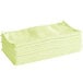 A stack of yellow Lavex microfiber towels.