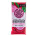 A close up of a Pitaya Foods Organic Dragon Fruit Smoothie Pack.