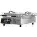 A Proluxe Vantage CS heavy-duty clamshell sandwich grill with smooth plates and a digital display.