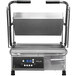 A Proluxe Vantage clamshell sandwich grill with smooth plates on a counter.