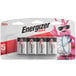 A package of 4 Energizer MAX 9V Alkaline Batteries.