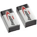 Two Energizer MAX 9V Alkaline batteries with red and black text on a white background.