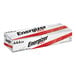 A package of Energizer MAX AAA Alkaline Batteries with white and red packaging and black text.