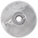 A Hobart Legacy aluminum dough hook for 20 quart bowls, a round metal object with a hole in the center.