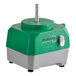 The white AvaMix Revolution motor base with a green and grey pulse button.