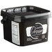 A black container with a white label and white text for Satin Ice Dream Clean White Chocolate-Flavored Rolled Fondant.
