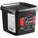A black container of Satin Ice Imperial Red chocolate-flavored rolled fondant with a red label.