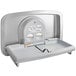A Koala Kare stainless steel baby changing station.