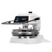 A white and black Proluxe Endurance X2 dual-heat manual pizza and tortilla press.