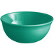 An Acopa Foundations green melamine nappie bowl.