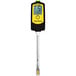 A yellow and black Vito Fryfilter digital device with a screen showing the temperature.