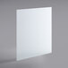 A white rectangular glass panel with a black border.