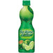 A green bottle of ReaLime 100% Lime Juice.