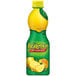 A close up of a ReaLemon bottle filled with lemon juice.