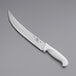 A Choice 10" Cimeter knife with a white handle.