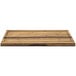 A Front of the House wooden serving board with hand grips.